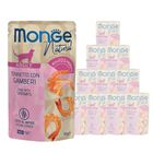 Monge Natural Cat Adult Pezzetti di Tonnetto con Gamberi 80 gr