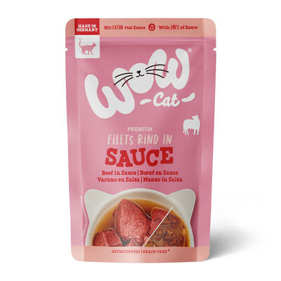 Wow Cat Adult Manzo in salsa 85gr