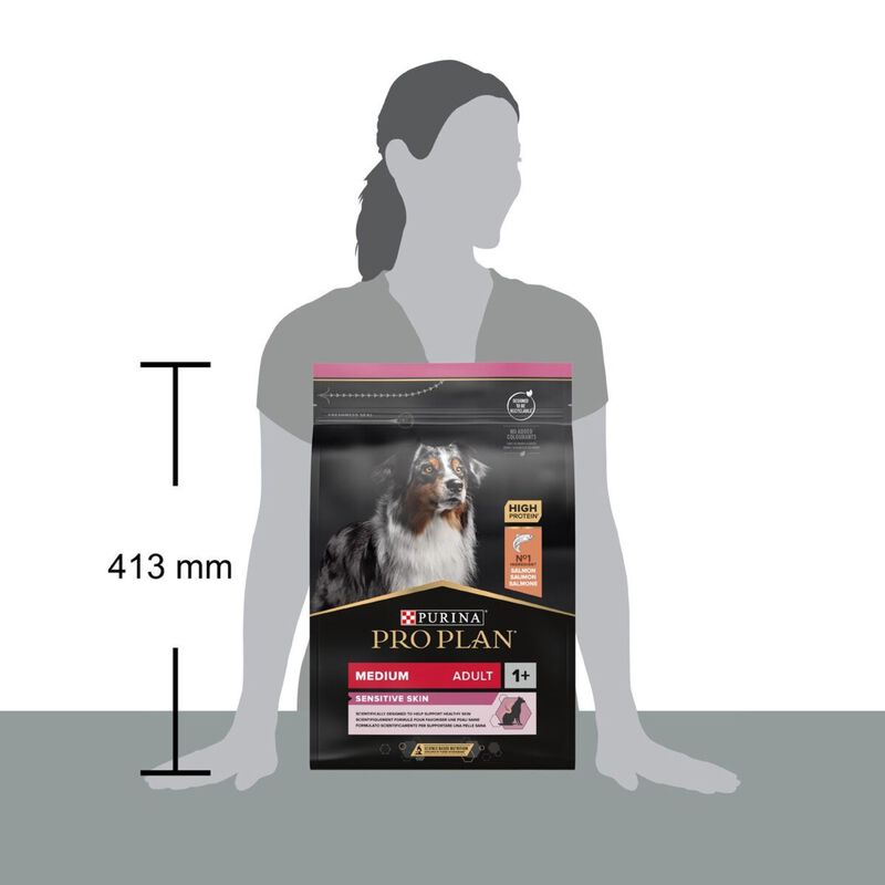 Purina Pro Plan Dog Adult Medium Sensitive Skin Salmone 3 kg