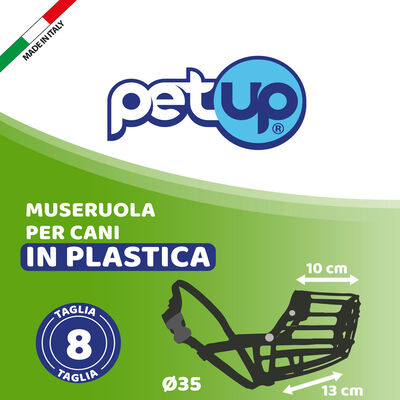 PetUp Museruola in Plastica Tg.8