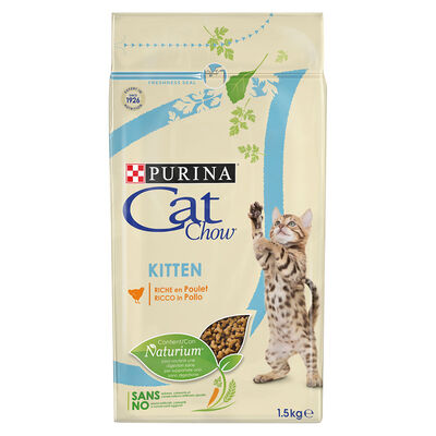 Cat Chow Kitten ricco in Pollo 1,5 kg