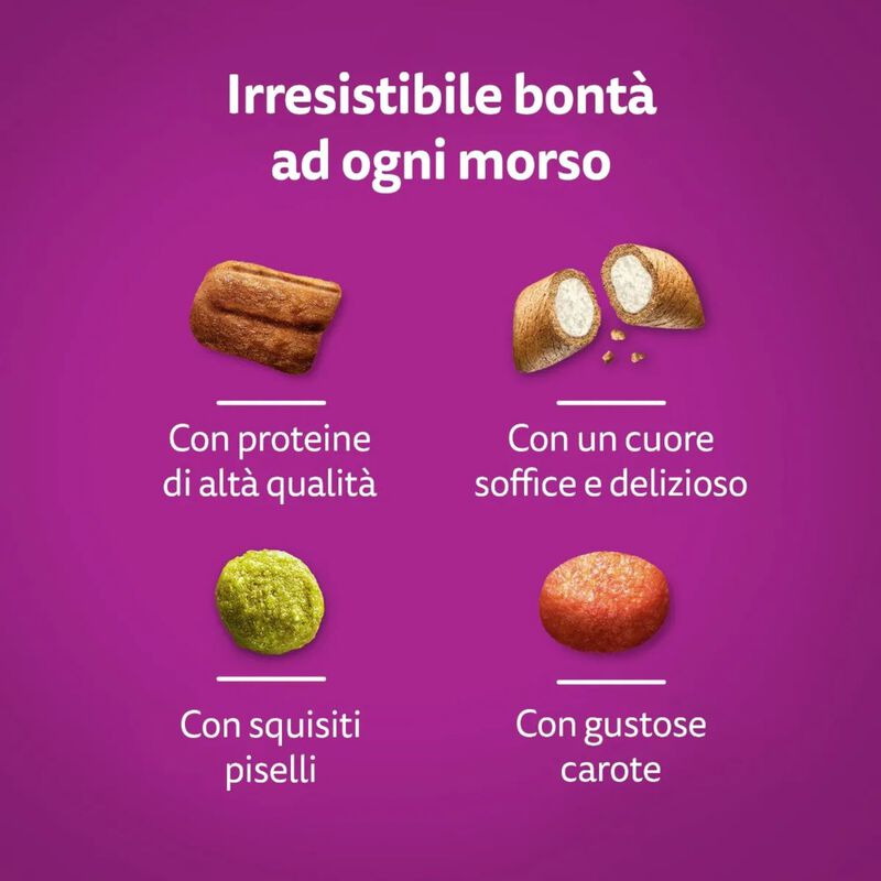 Whiskas Cat Adult 1+ Croccantini Manzo 300 gr