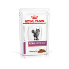 Royal Canin Veterinary Diet Cat Renal con Manzo 12x85 gr image number 0
