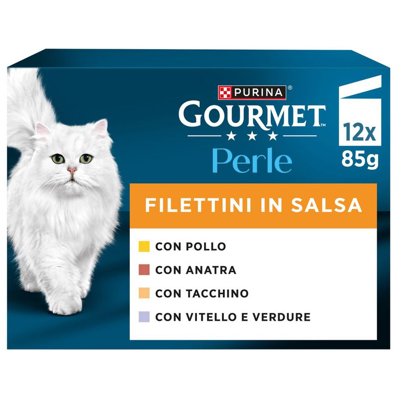 Gourmet Perle Selezione Carni Delicate 12x85g
