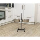 Trixie Bar per Cani con Supporto alzaciotole regolabile in altezza e 2 ciotole acciaio 0,75 lt