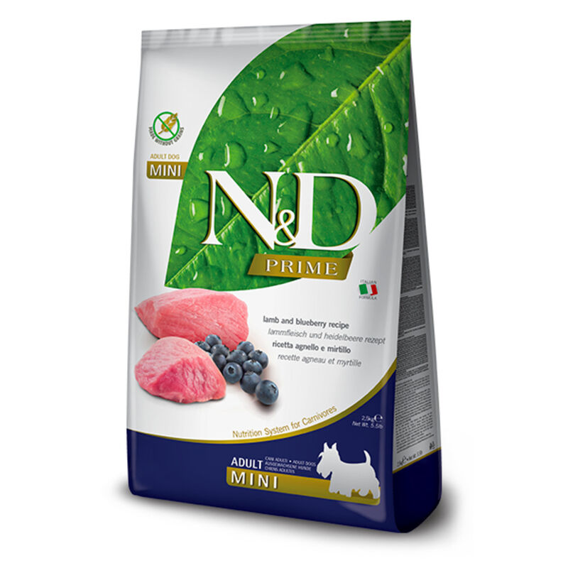 Farmina N&D Prime Dog Adult Mini Agnello e Mirtillo 800 gr