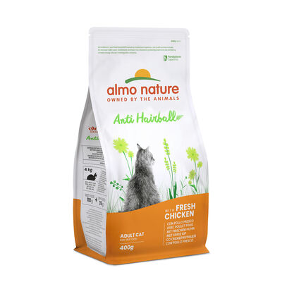 Almo Nature Holistic Anti-hairball Cat con Pollo Fresco 400 gr