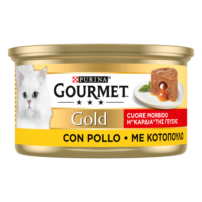 Gourmet Gold Cuore Morbido Cat Adult con Pollo 85 gr