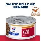 Hill's Prescription Diet Cat c/d Multicare Stress Urinary Care Spezzatino con Pollo e Verdure 82 gr
