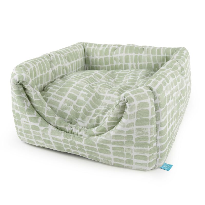 Leo Pet Cuccia Cuccia Cubo Verde e Bianco 40x40x40 cm