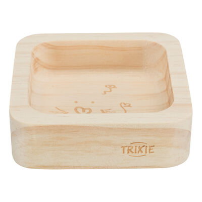 Trixie ciotola in legno per Roditori 60 ml 8x8 cm
