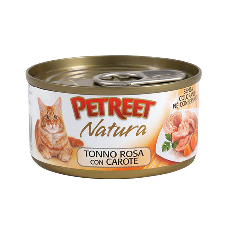 Petreet Cat Tonno rosa Tonno con carote 70 gr