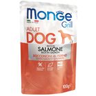Monge Grill per cani adulti Bocconcini Ricco di Salmone 100 gr