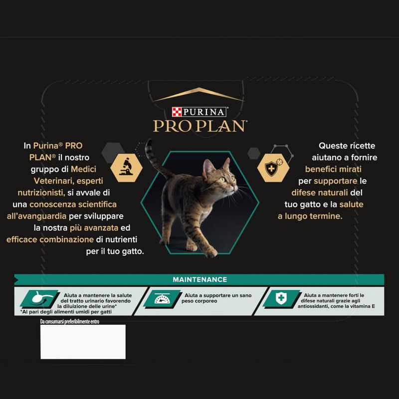 Purina Pro Plan Cat Adult Sterilised Maintenance con Manzo e Pollo in Salsa 24 x 85 gr