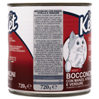 Ket Adult All breeds Bocconcini Manzo e Vitello 720 gr