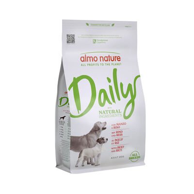 Almo nature Daily Dog All breeds Manzo e riso 1,2 kg - Scad. Novembre 25