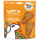 Lily's Kitchen Dog Adult Snack Simply Glorious Chicken Jerky, Striscette di Pollo 70 gr