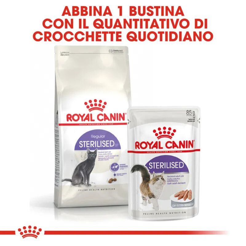 Royal Canin Cat Adult Sterilised 37 10 + 2kg omaggio