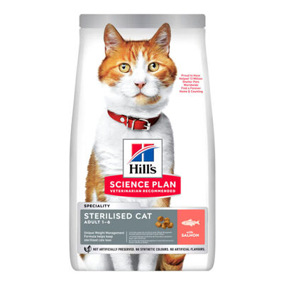 Hill' Science Plan Cat Adult Sterilised Salmone 300 gr