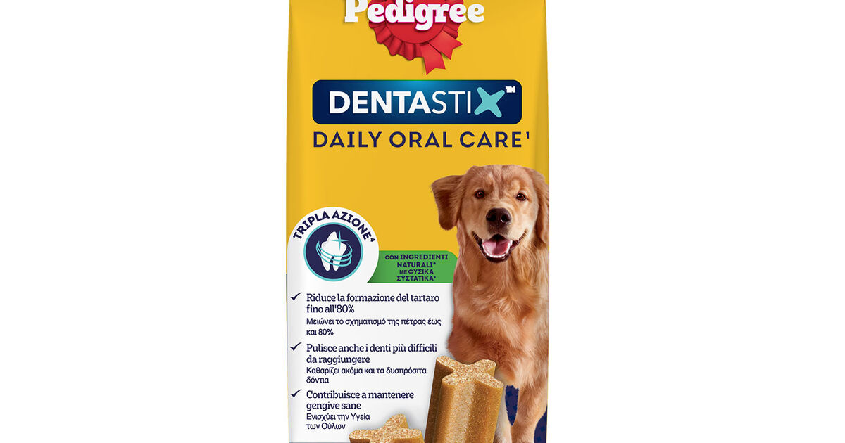 Pedigree Dentastix Snack Per Igiene Orale Cane Piccolo 7 Pezzi 110 G - Foto 6