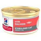 Hill's Science Plan Sterilised Adult Mousse per gatti sterilizzati con Salmone 85 gr
