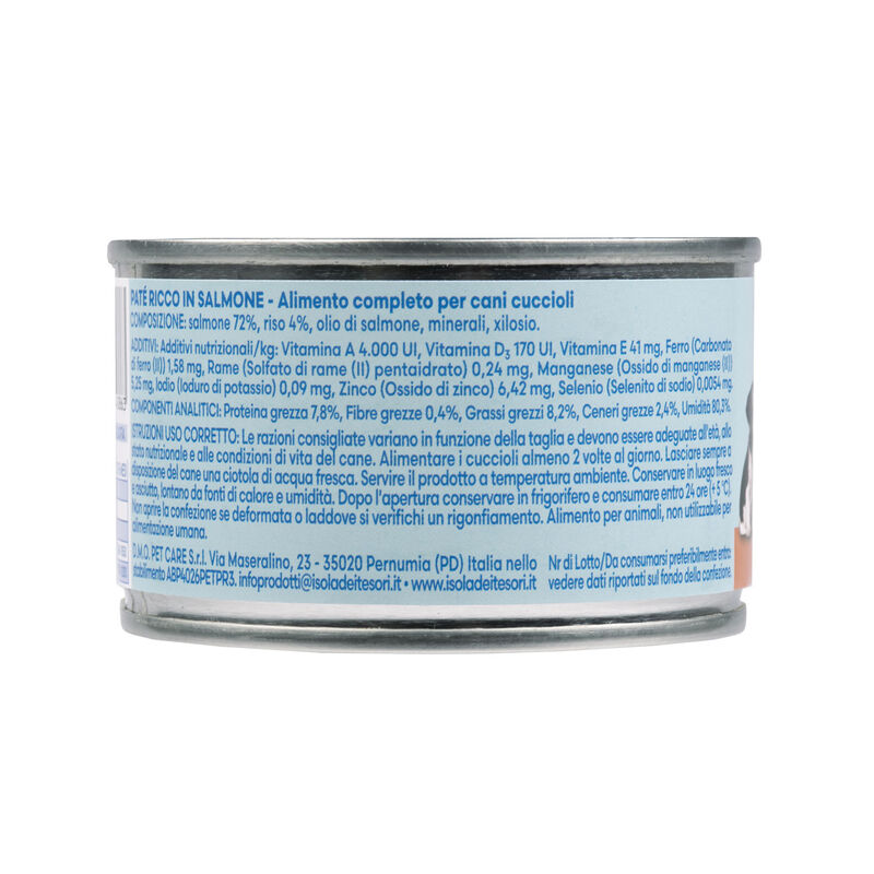 Naturalpet Prime Orme Puppy Paté ricco in Salmone 150gr