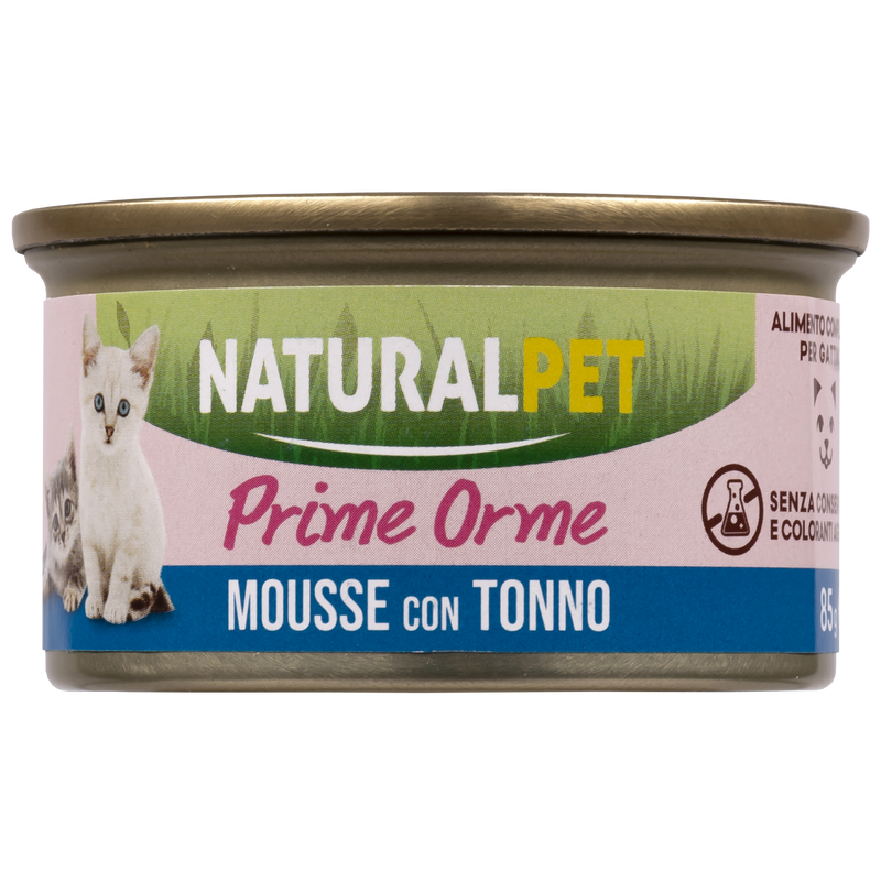 Naturalpet Kitten Prime Orme Mousse con Tonno 85 gr