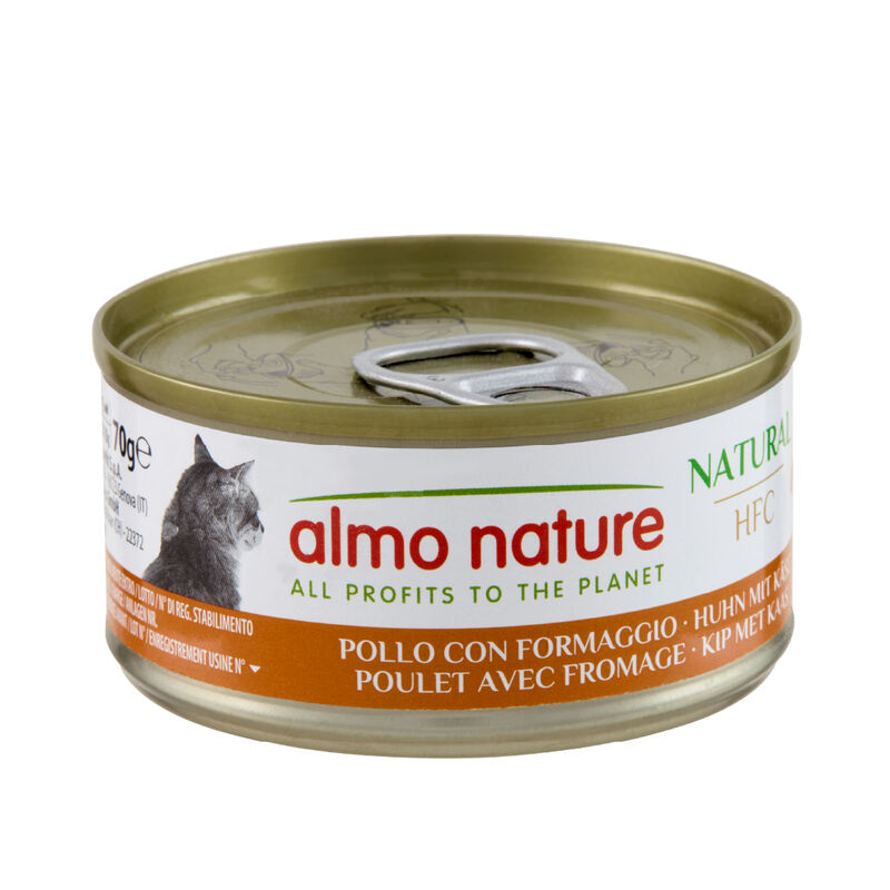 Almo Nature HFC Natural Cat Pollo con Formaggio 70 gr