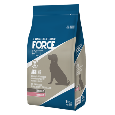Forcepet Dog Senior + 7 anni Ageing con maiale 3kg