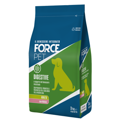 Forcepet Dog Adult Digestive con maiale 3kg