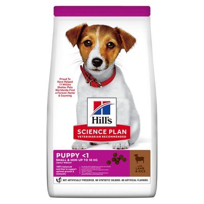 Hill's Science Plan Dog Adult Small&Mini con Agnello e Riso 1,5 kg