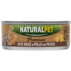 Naturalpet Premium Cat Adult paté al pollo con patate 85gr image number 0