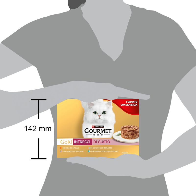 Gourmet Gold Cat Adult Multipack Intrecci di Gusto 24 x 85 gr
