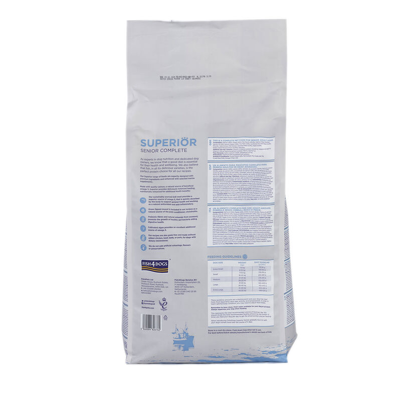Fish4dogs Superior Dog Senior Complete Small 6Kg