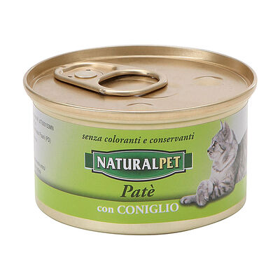 Naturalpet Cat Adult Paté con Coniglio 85 gr