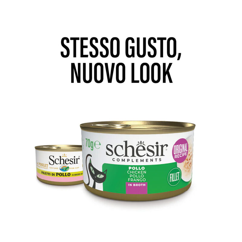 Schesir Cat Pollo in Brodo 70 g