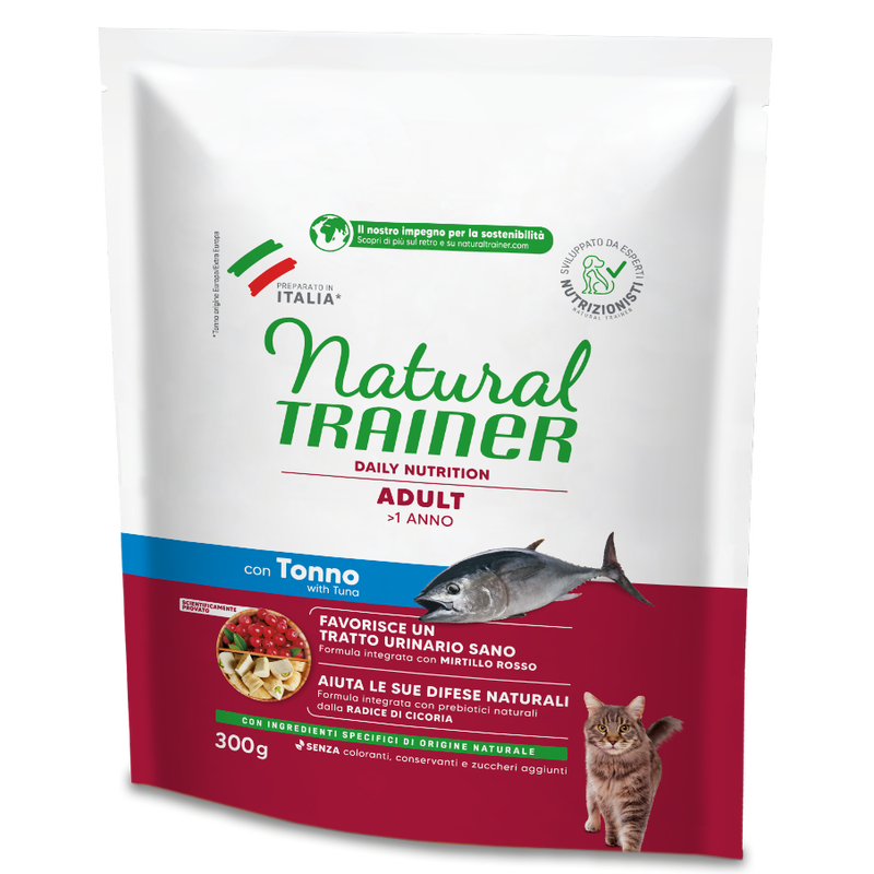 Natural Trainer Cat Adult con Tonno 300 gr