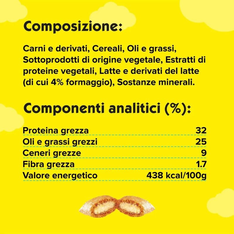 Catisfactions Snack per Gatto al Formaggio 180 gr