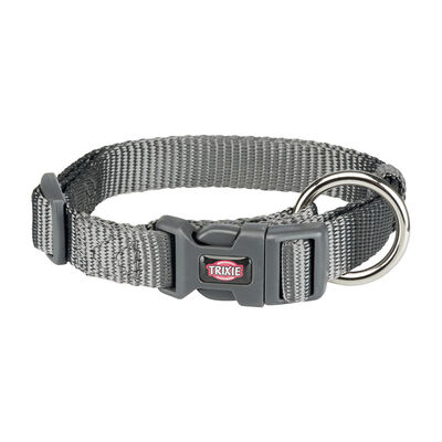 Trixie Collare Premium mis. M-L Grigio