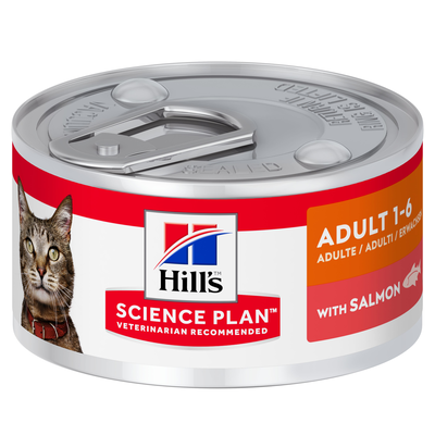 Hill's Science Plan Cat Adult con Salmone lattina 82 gr.