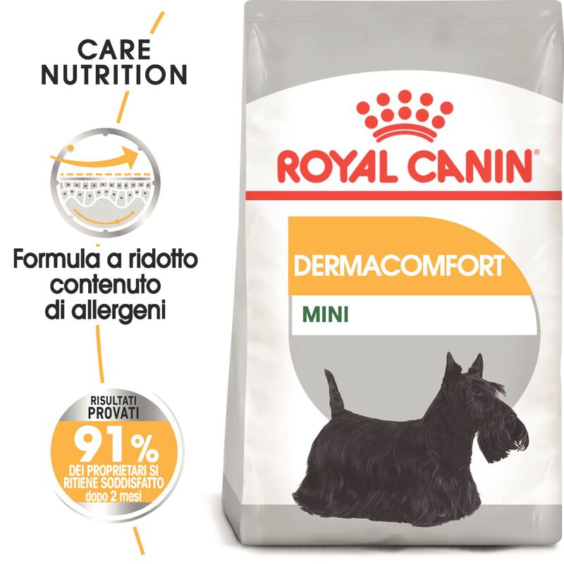 Royal Canin Dog Adult e Senior Mini Dermacomfort 3 kg