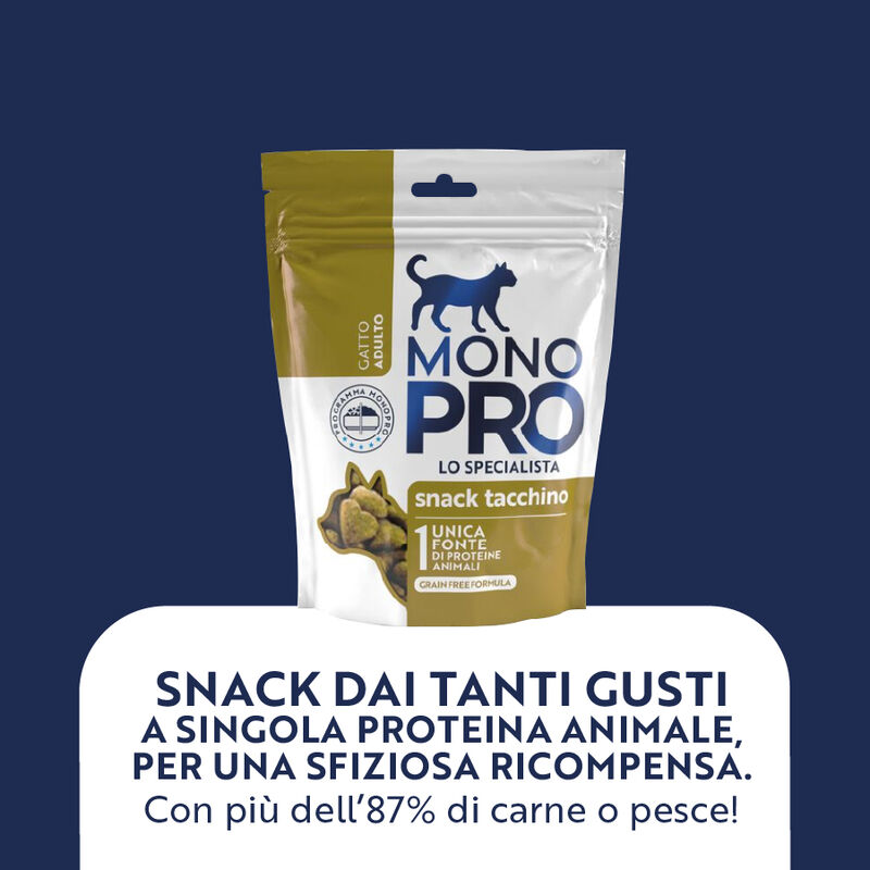 Monopro Cat Adult Snack Tacchino 50gr