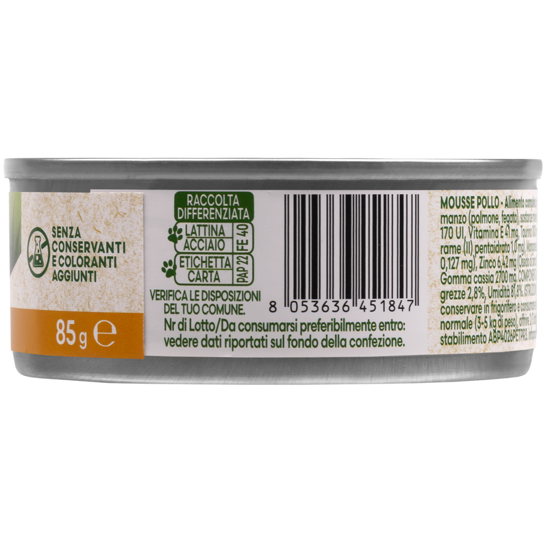 Naturalpet Cat Sterilised Mousse al pollo 85gr