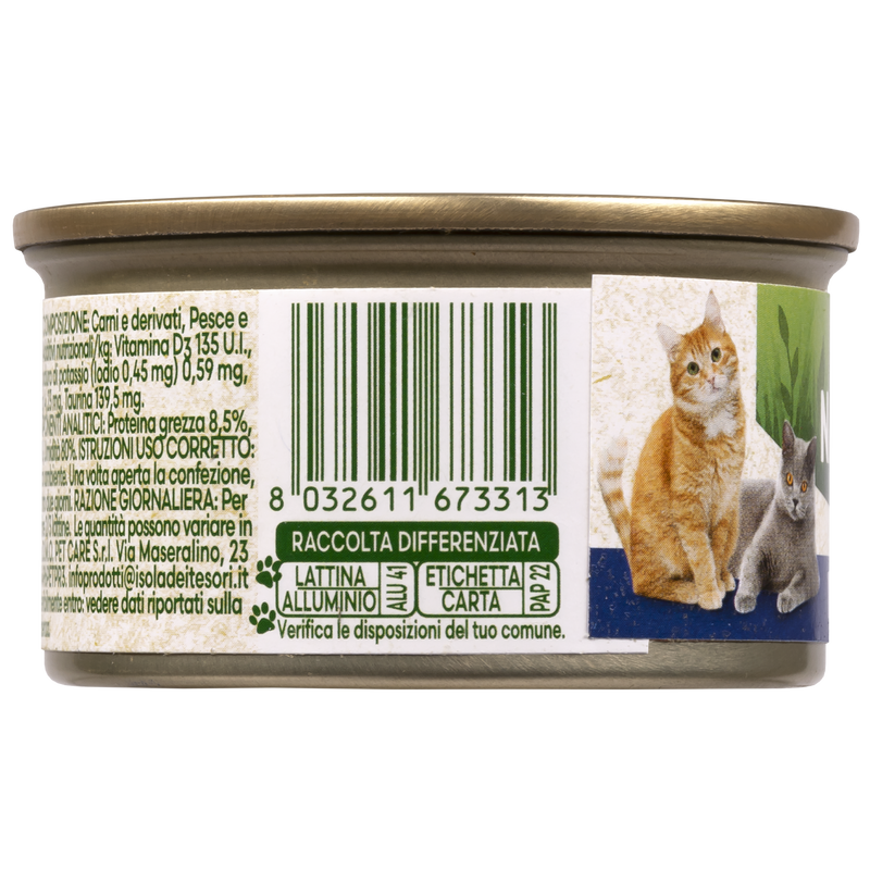 Naturalpet Cat Adult Mousse con Pesce 85 gr