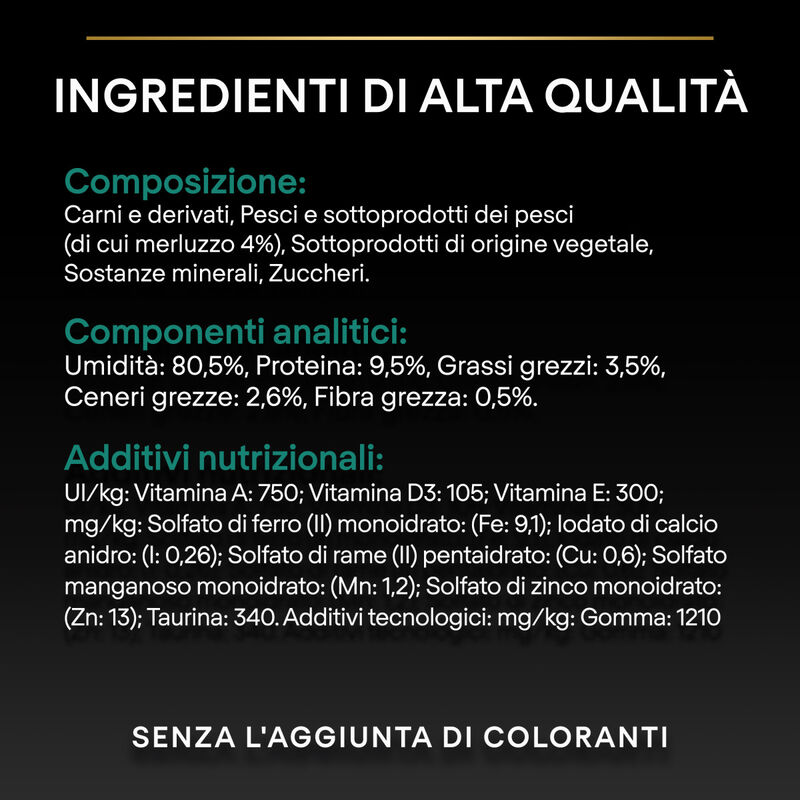 Purina Pro Plan Cat Adult Sterilised Terrine con Merluzzo 10x75 gr
