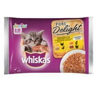 Whiskas Cat Junior Straccetti Delicato 4x85 gr image number 0