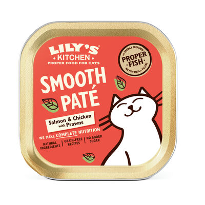 Lily's Kitchen Cat Adult Smooth Paté Salmone e Pollo 85 gr