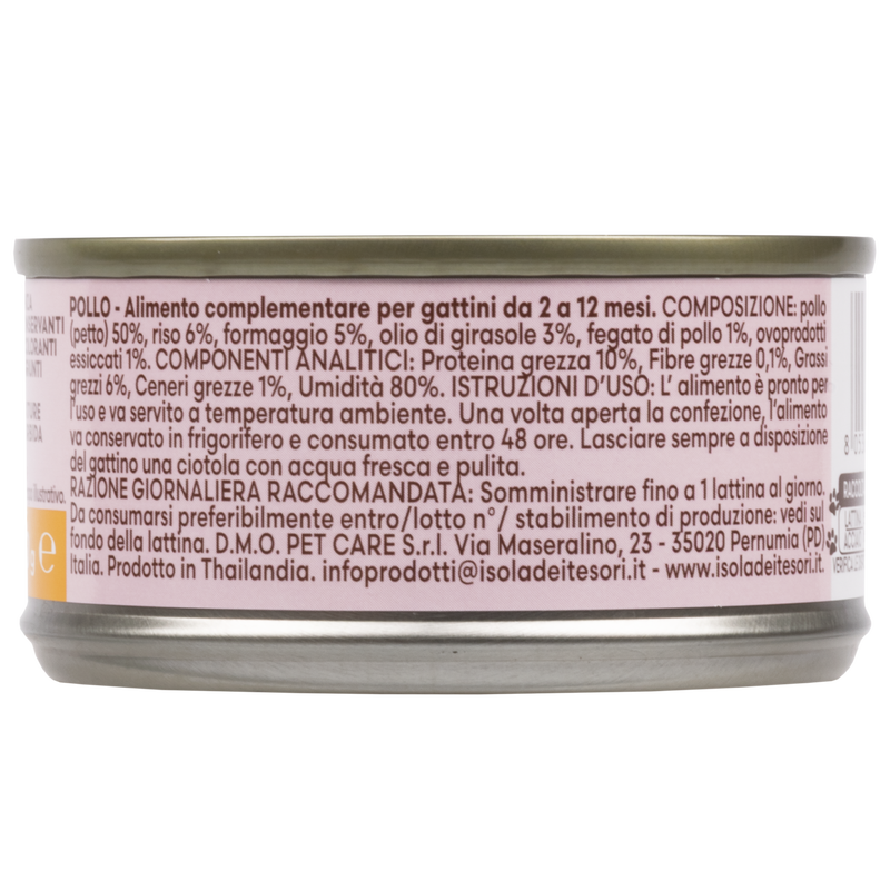 Naturalpet Prime Orme Kitten Pollo 70gr
