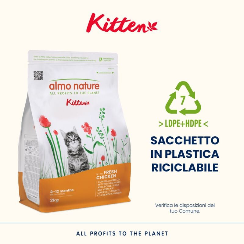 Almo Nature Kitten con Pollo 2kg