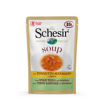 Schesir Cat Soup con Tonnetto e Zucca 85 gr
